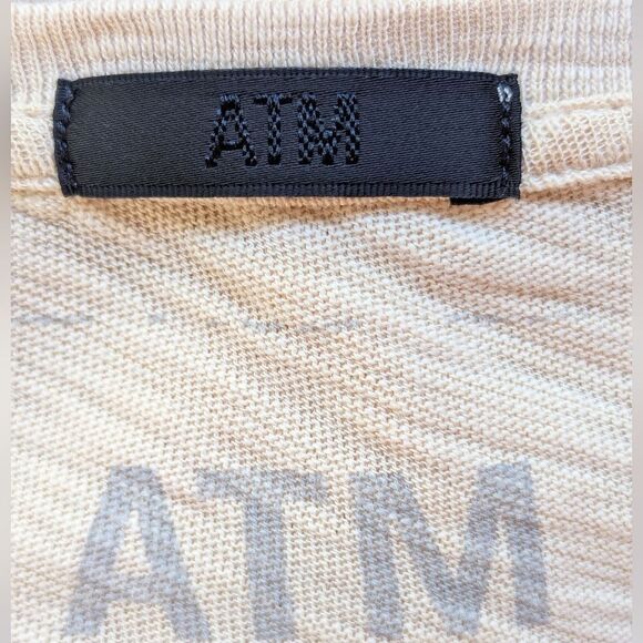 ATM Anthony Thomas Melillo Stripe Top Quiet Luxury Preppy Light Academia XS - Picture 11 of 12